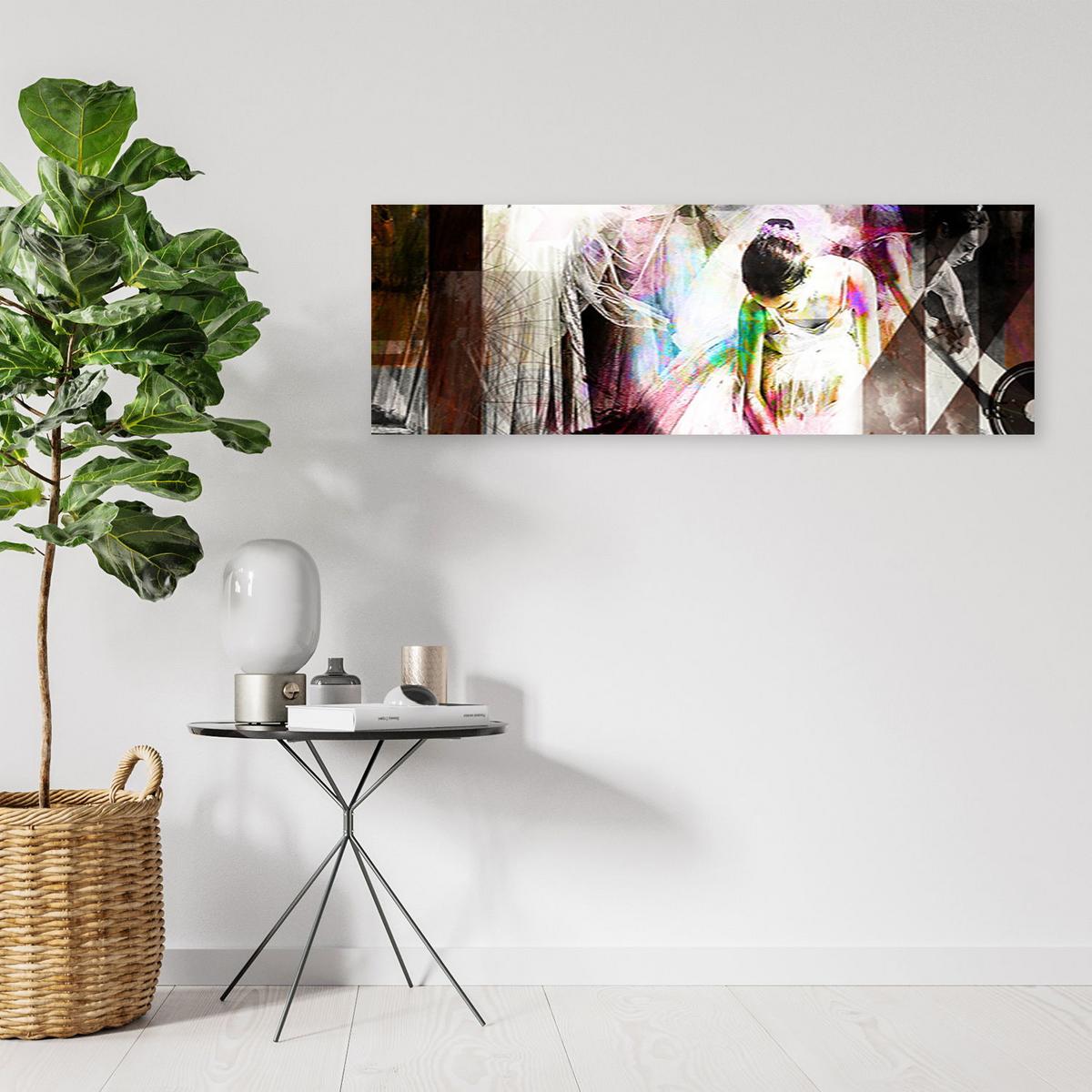 KUNSTDRUCK Bunt 90/30 cm - Multicolor, Textil (90/30cm) - KUNSTLOFT