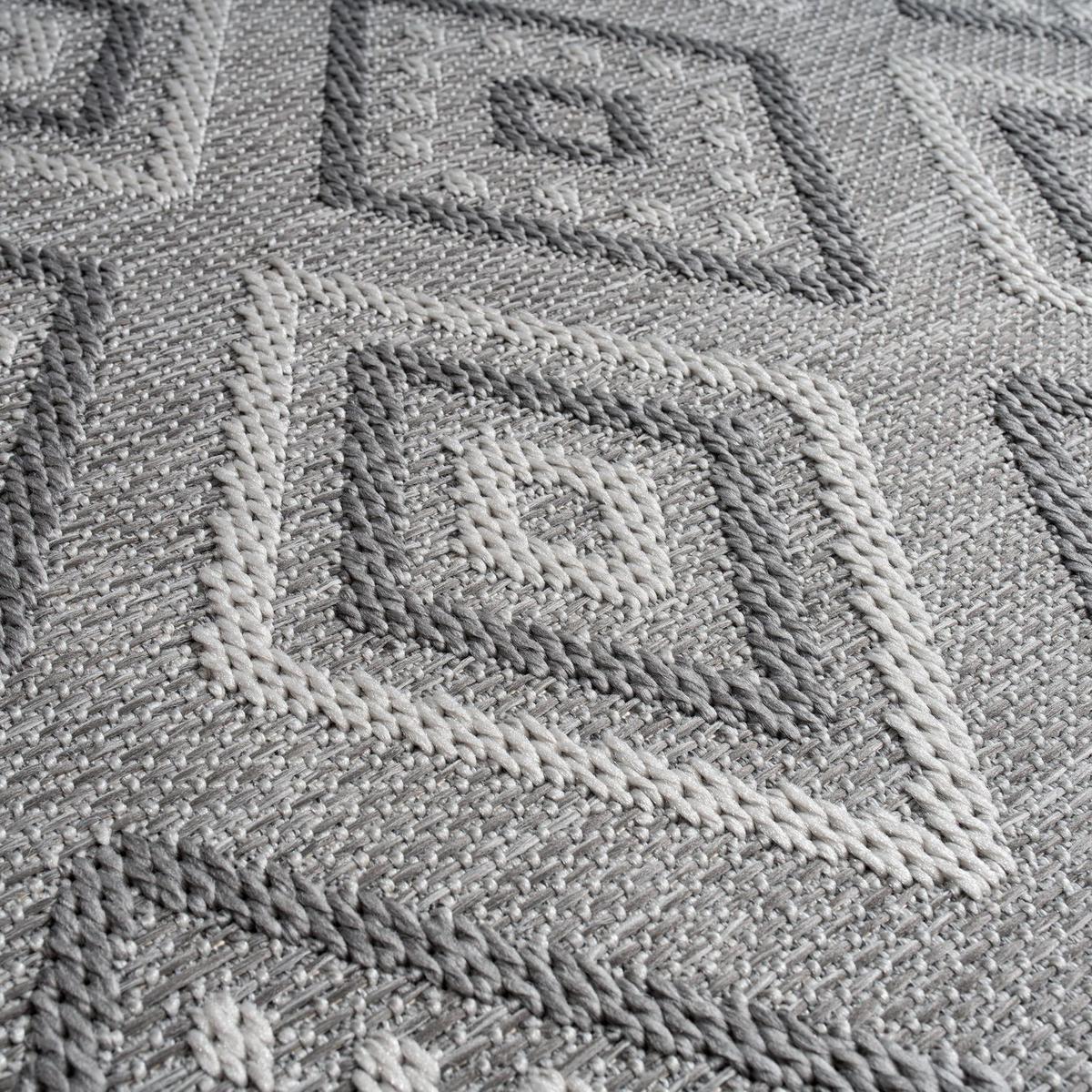 OUTDOORTEPPICH Grau-Hellgrau 200 x 280 cm - Hellgrau, Kunststoff (200/280cm) - TT Home