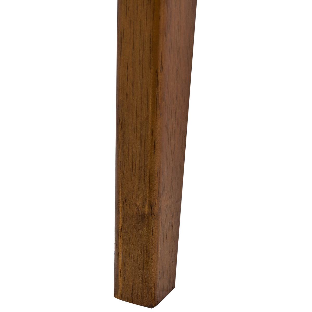 ESSZIMMERSTUHL 2er-Set Dunkelbraun Rubonia - Dunkelbraun, Holz (48/81/59cm) - Beliani
