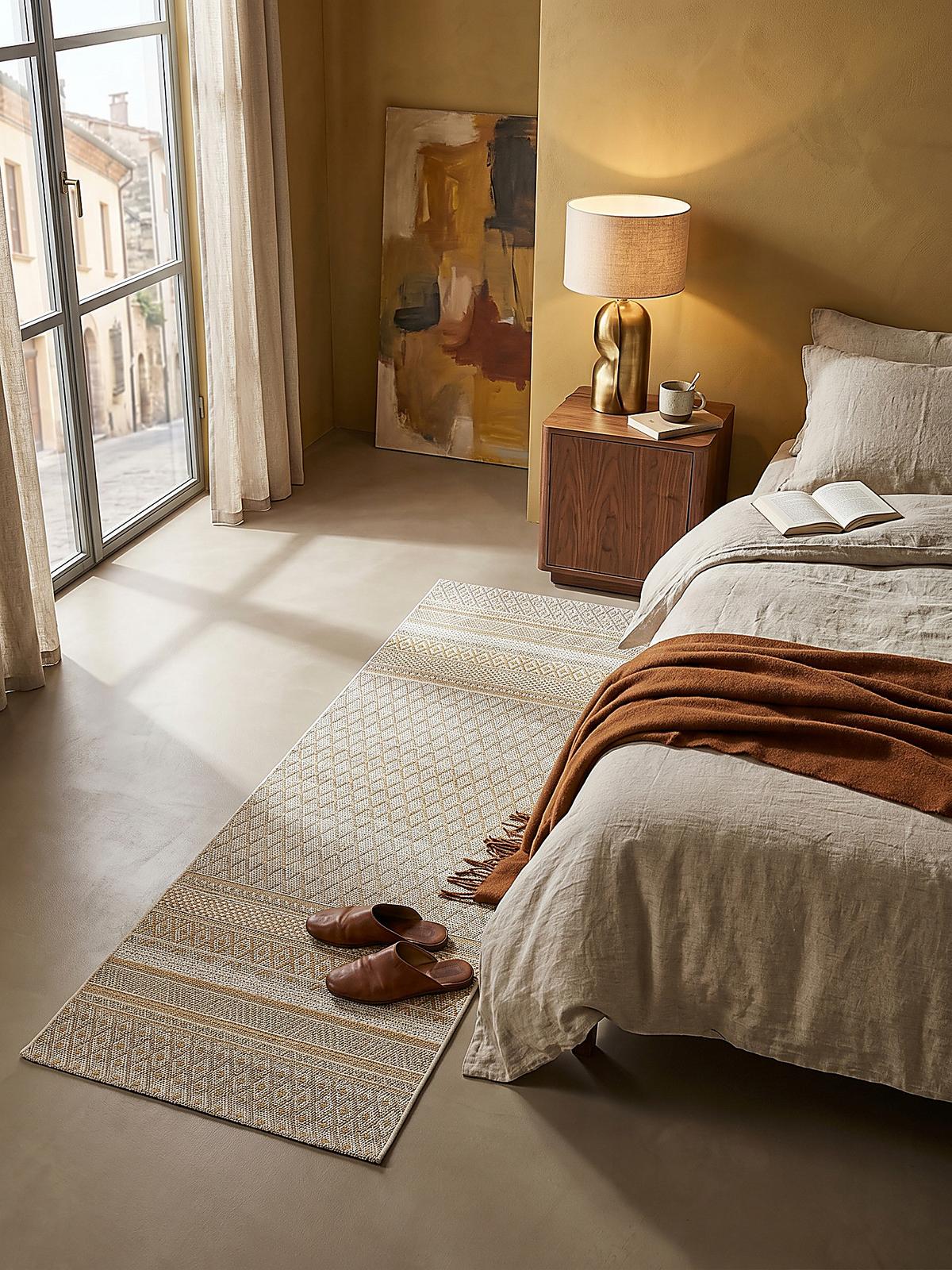 TEPPICHLÄUFER Berber ESERA Polypropylen Beige 80 x 150 cm - Beige, Textil (80/150cm) - KADIMA DESIGN