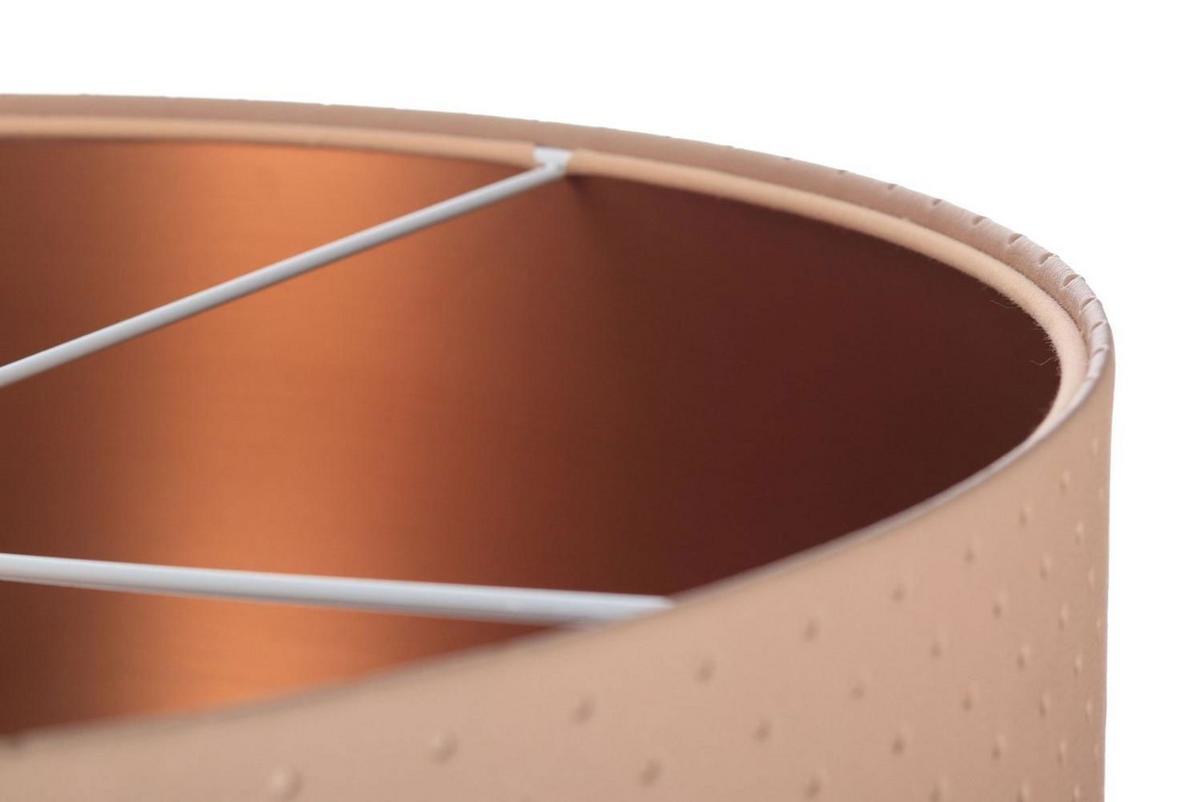 HÄNGELEUCHTE Kupfer 50/25 cm - Beige/Kupferfarben, Kunststoff (50/0.8/25cm) - ONZENO