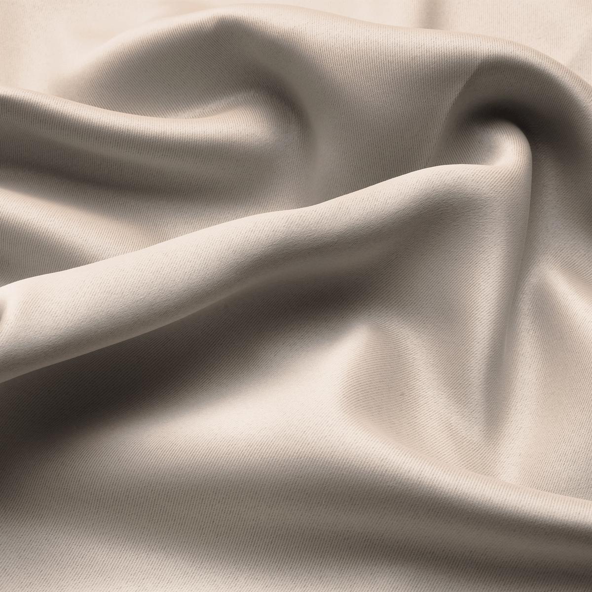 VORHANG Amelie BO mit Öse 140x245cm Creme (2tlg) - Creme, Textil (140/245/1cm) - Beautissu 