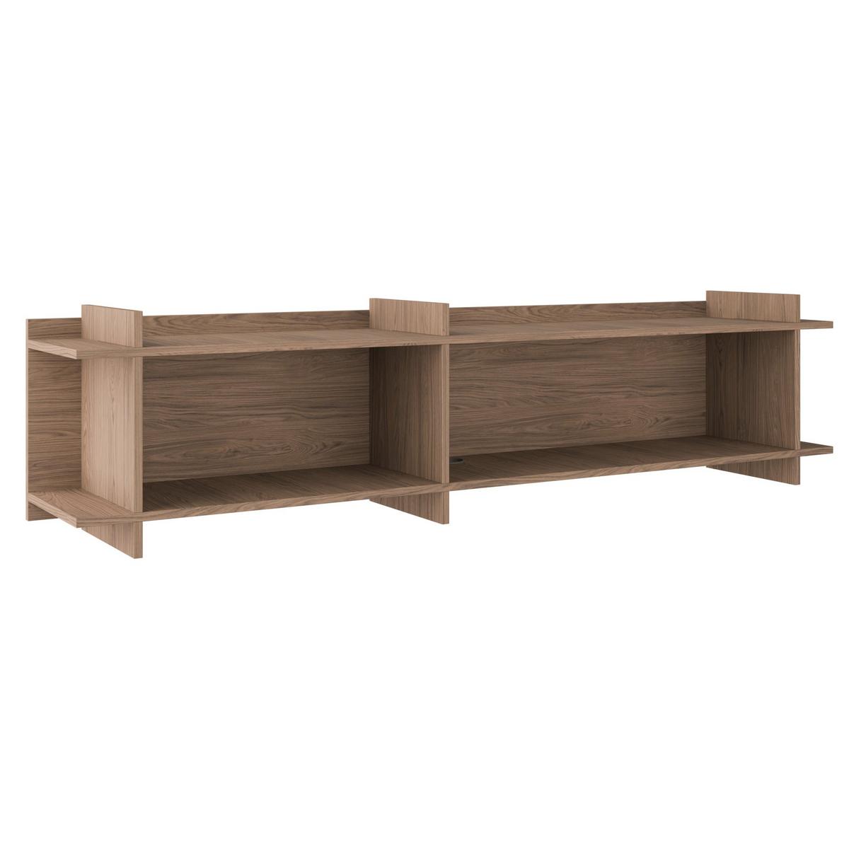 TV-LOWBOARD Fencey 175 cm - Eichefarben, Holzwerkstoff (175/42.5/31.6cm) - Selsey