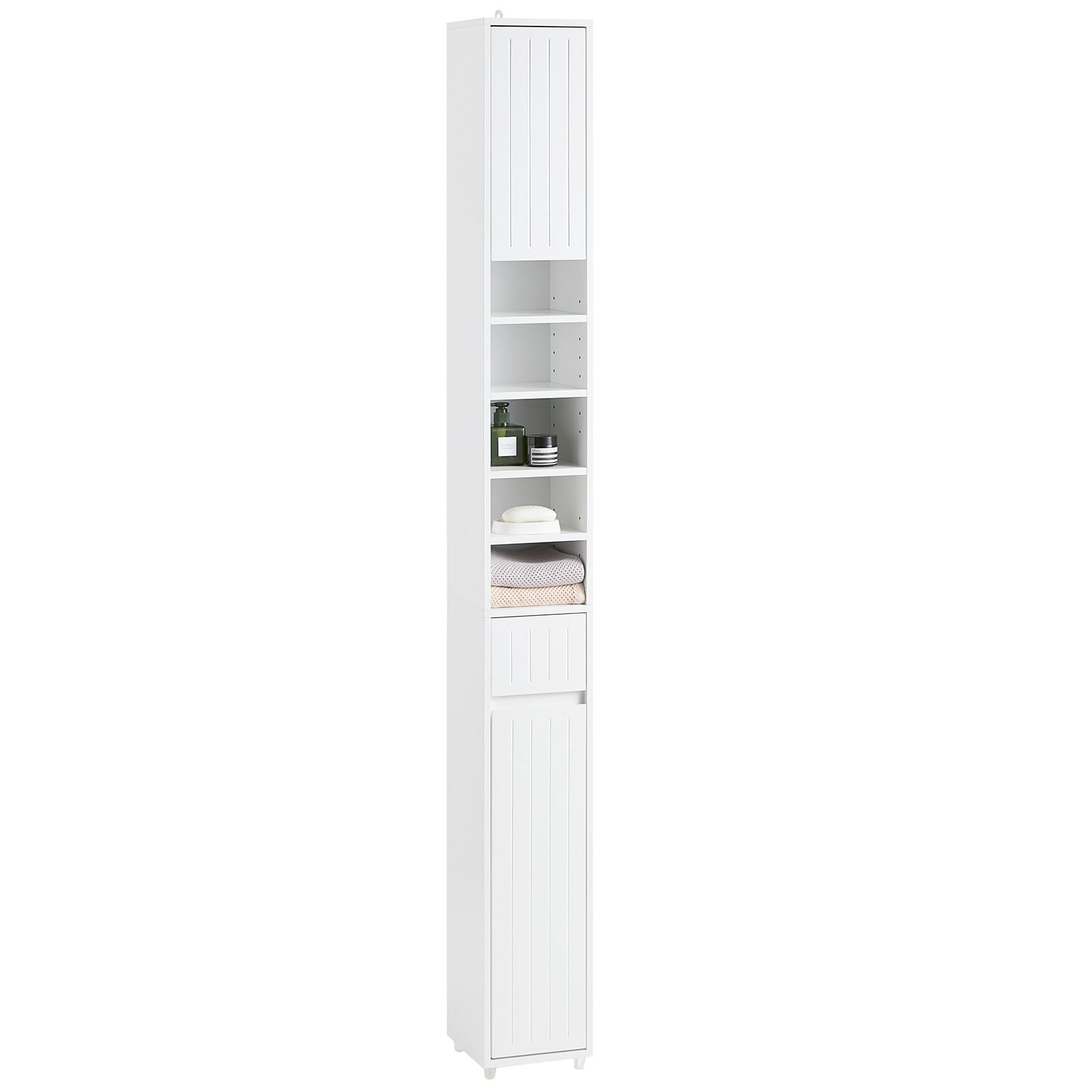 HOCHSCHRANK Weiß - Weiß, Holzwerkstoff (20/180/20cm) - SoBuy