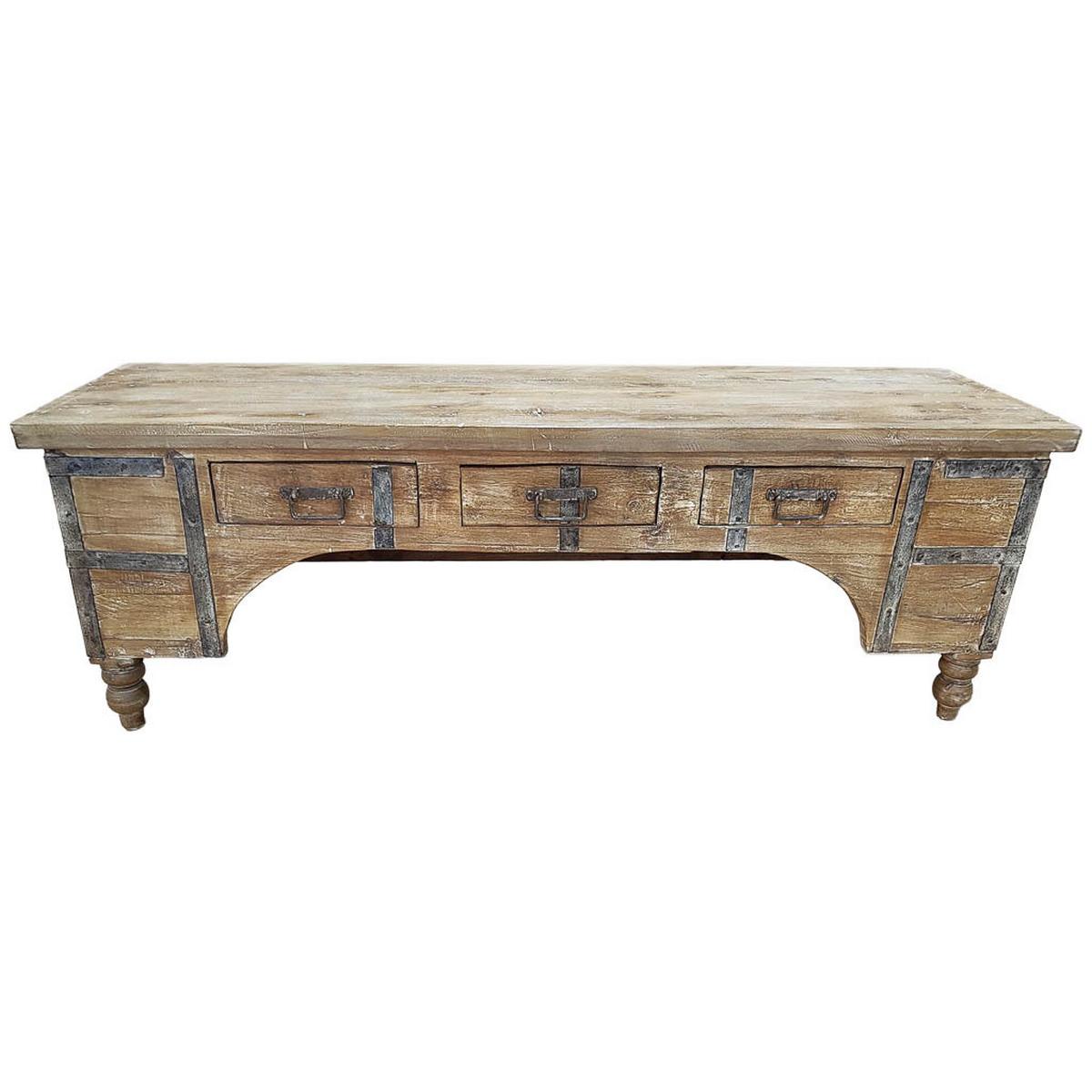 TV-LOWBOARD aus Holz, 175x45x57cm - Braun, Holz (175/57/45cm) - Wanderlust