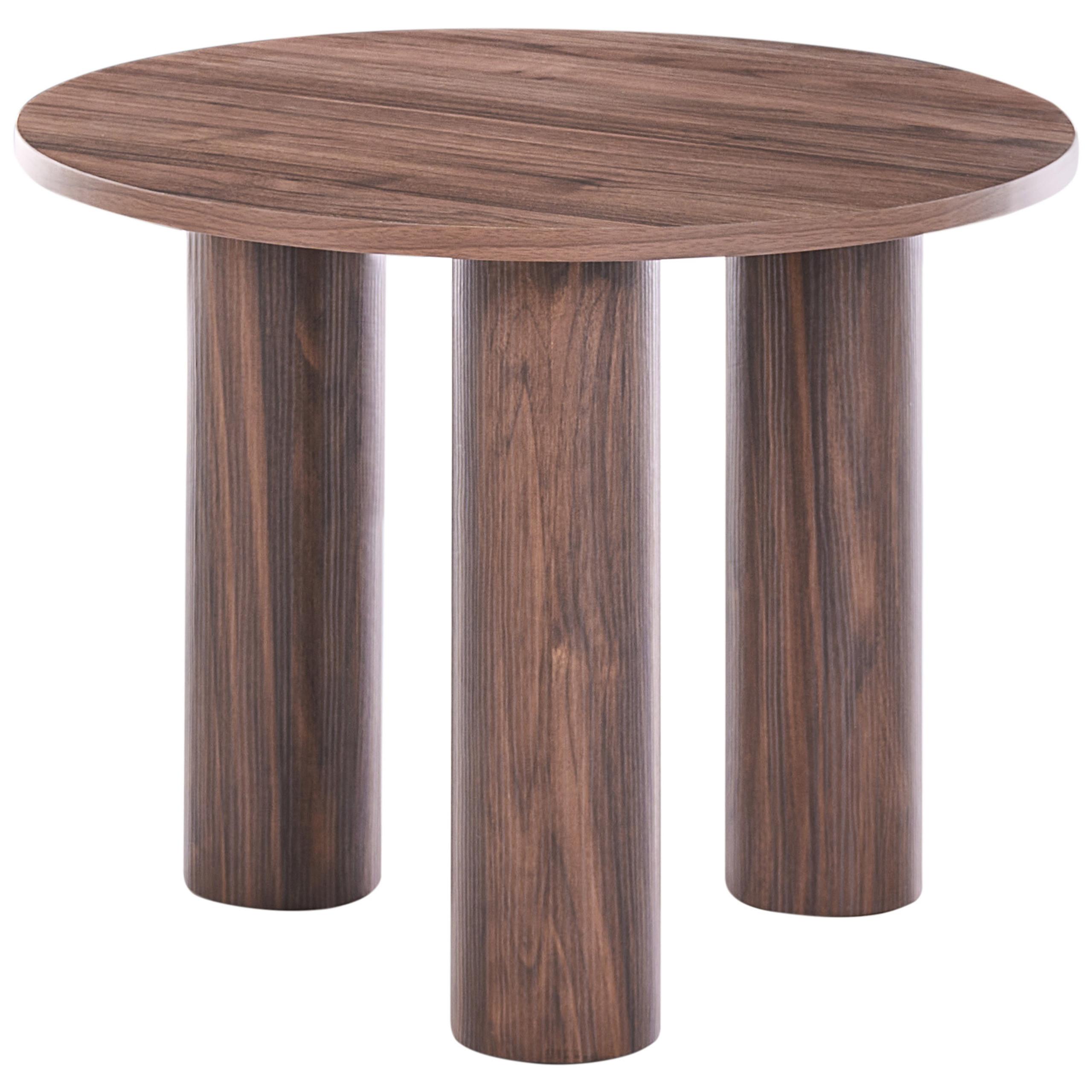 COUCHTISCH Dunkelbraun Senoia - Dunkelbraun/Braun, Holzwerkstoff (60/60/46cm) - Beliani