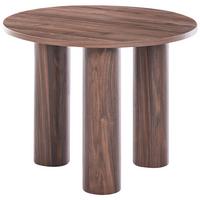 COUCHTISCH Dunkelbraun Senoia - Dunkelbraun/Braun, Holzwerkstoff (60/60/46cm) - Beliani