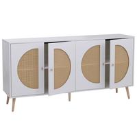 SIDEBOARD Weiß - Weiß, Holz (160/80/40cm) - MCW