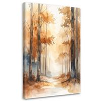 LEINWANDBILD Natur und Botanik 70x100cm - Beige, Textil (70/100cm) - Feeby