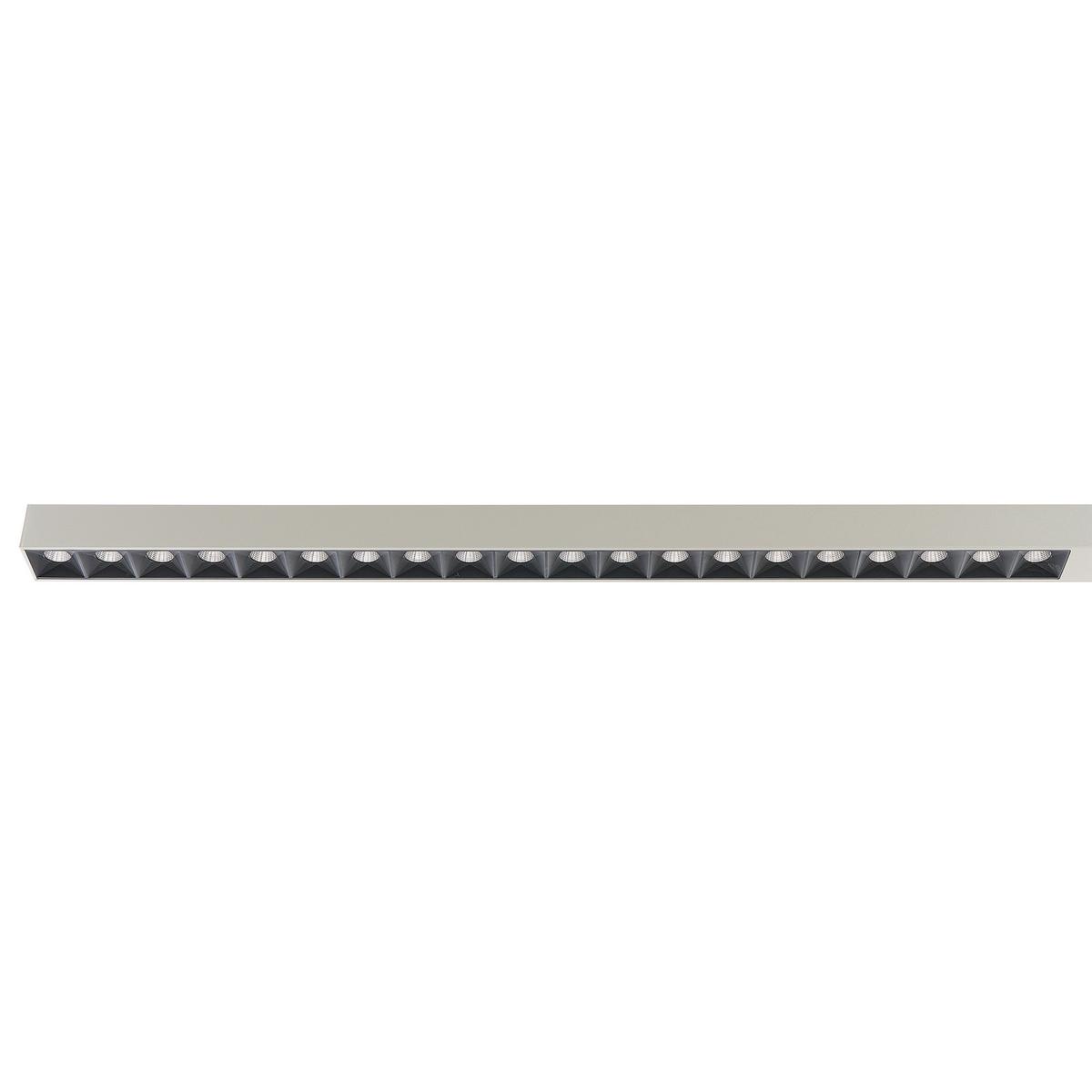 STEHLAMPE Mensa 30/121/194 cm - Silberfarben, Metall (30/121/194cm) - Beliani