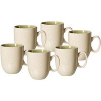 KAFFEEBECHER Skog Hellgrün 400 ml 6-tlg. - Hellgrün, Keramik (0.4L) - Ritzenhoff Breker