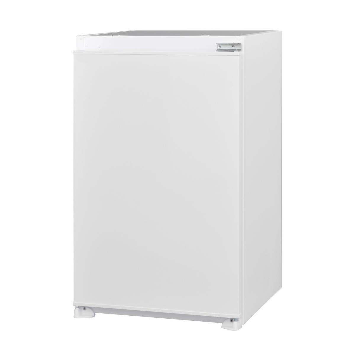 KÜHLSCHRANK Einbau, ohne Gefrierfach, 88cm Nische, Schlepptür-Technik, 126 Liter Nutzinhalt, Temperaturregelung, weiß, EK88S134E - Weiß, Glas/Kunststoff (54/87.5/54.5cm) - Telefunken
