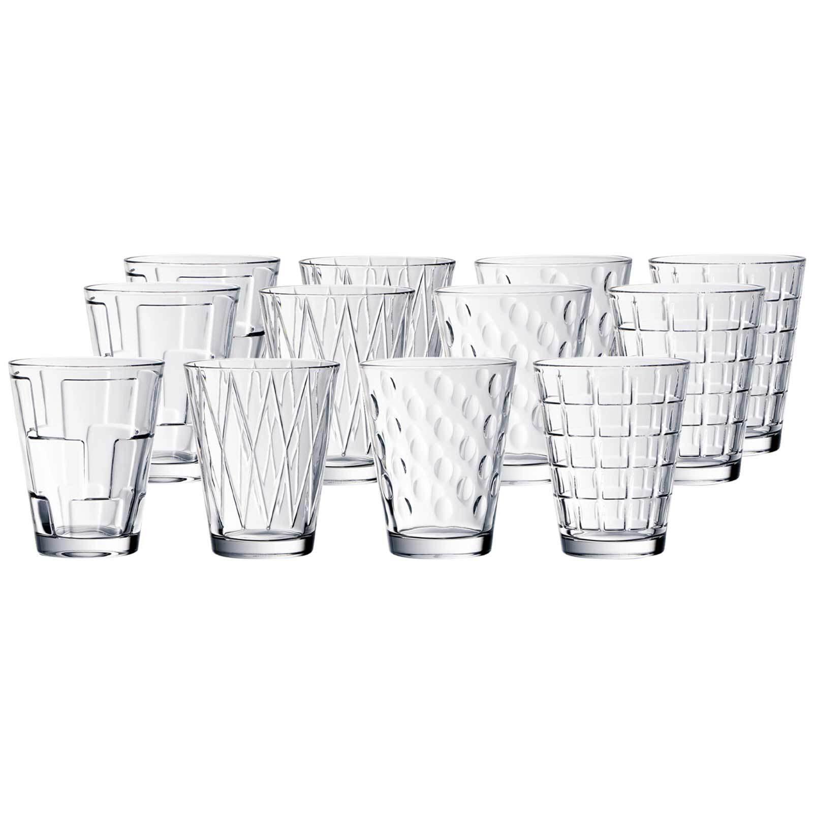 WASSERGLÄSER Dressed Up transparent 310 ml 12er Set - Transparent, Glas (0.31L) - Villeroy & Boch