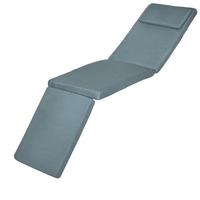 DECKCHAIRAUFLAGE Loftlux DC 175x45x5cm Taubenblau - Blaugrau, Textil (45/175cm) - Beautissu 