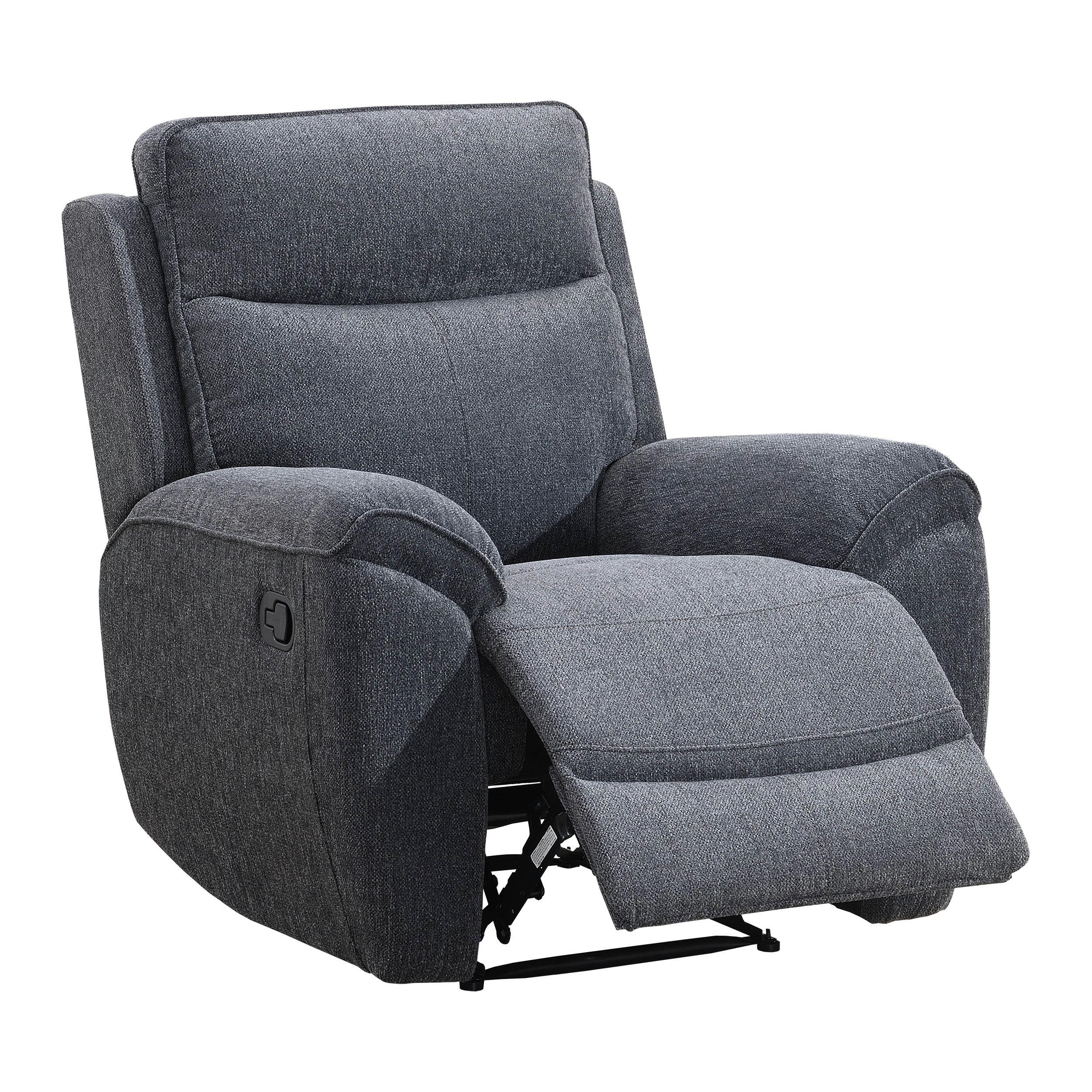 RELAXSESSEL Dolce, Fernsehsessel mit Relaxfunktion, 98 cm, Dunkelgrau, Chenille - Dunkelgrau, Textil (98/106/100cm) - Beautysofa