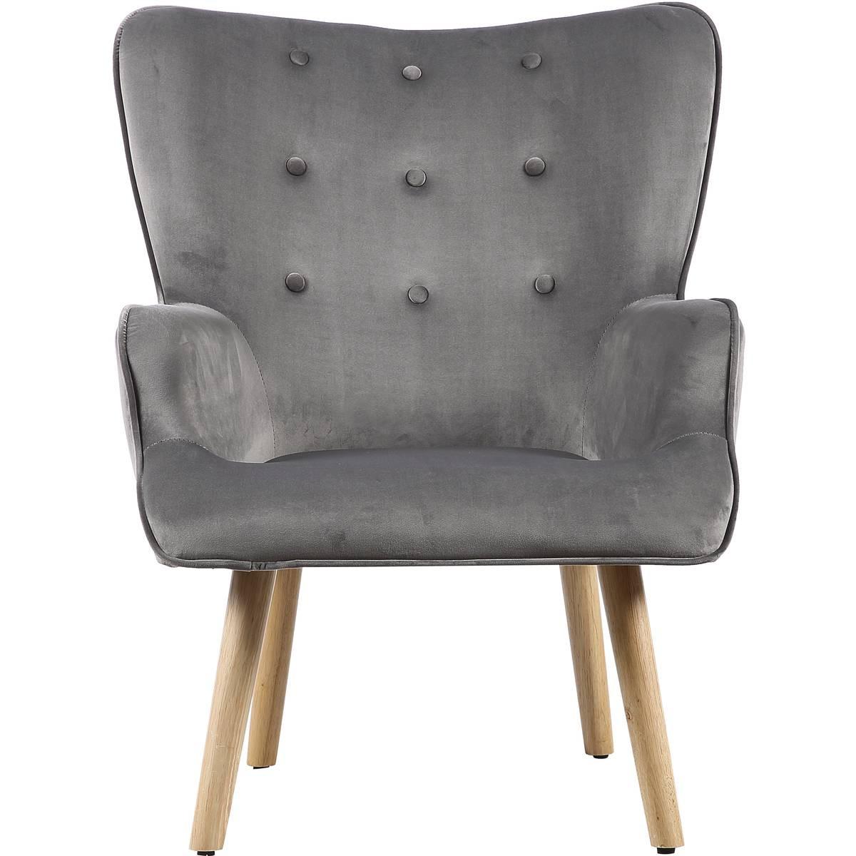 SESSEL odense Grau - Grau, Textil (81/92/73cm) - Habitat Garten