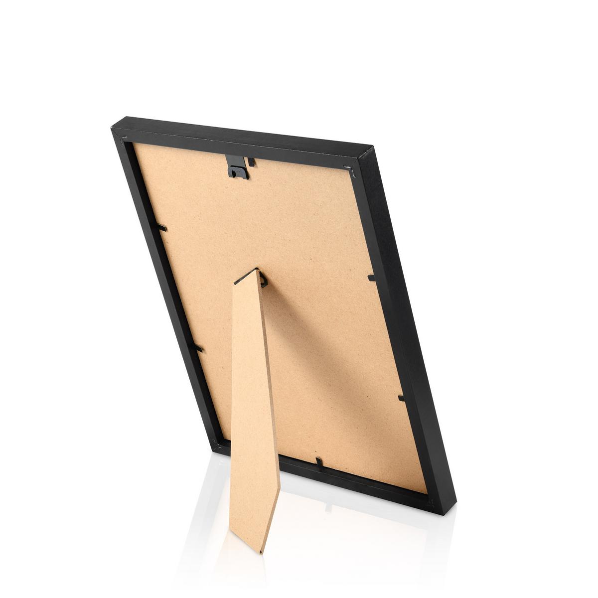 BILDERRAHMEN Ocean MDF Schwarz (12tlg) - Schwarz, Holzwerkstoff (24/21cm) - BoMoe