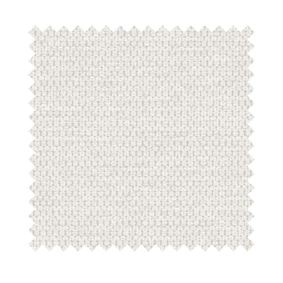 ECKSOFA Taremi mit Chenillebezug Weiß, beidseitig - Schwarz/Weiß, Textil (267/185cm) - Selsey