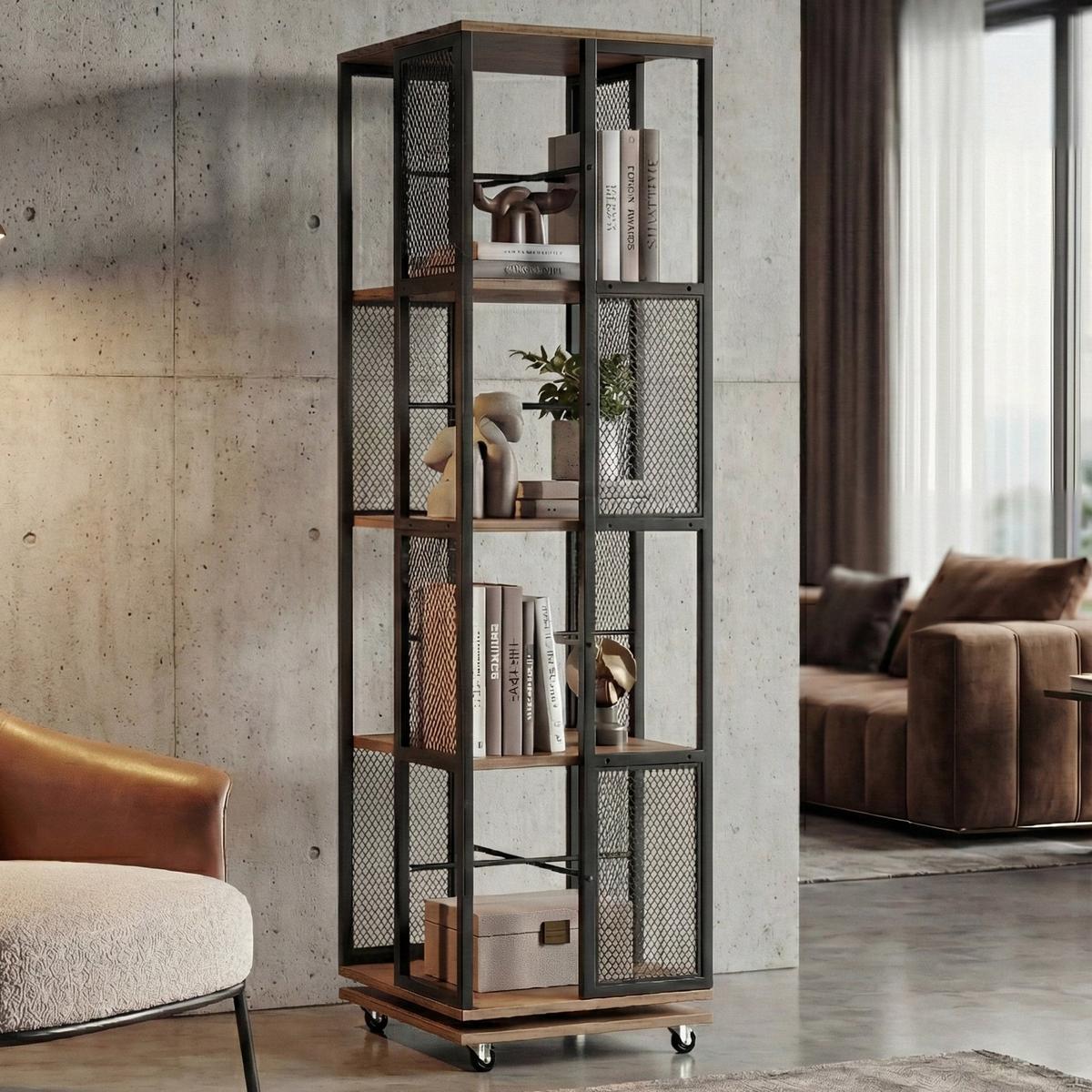 BÜCHERREGAL Braun - Braun, Holz (40/147/40cm) - MCW