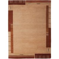 HANDKNÜPFTEPPICH Kailash 40x60 cm - Terracotta, Textil (40/60cm) - THEKO