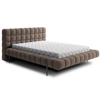 BOXBETT 160/200 Ezio Taupe - Taupe, Holz (160/200cm) - Petits-meubles