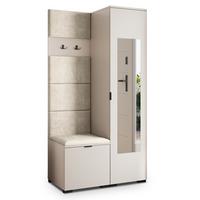 GARDEROBENSCHRANK VIRA 95/181/51 cm Modern Kaschmir - Kaschmir/Beige, Holzwerkstoff (95/181/51cm) - MASSENO
