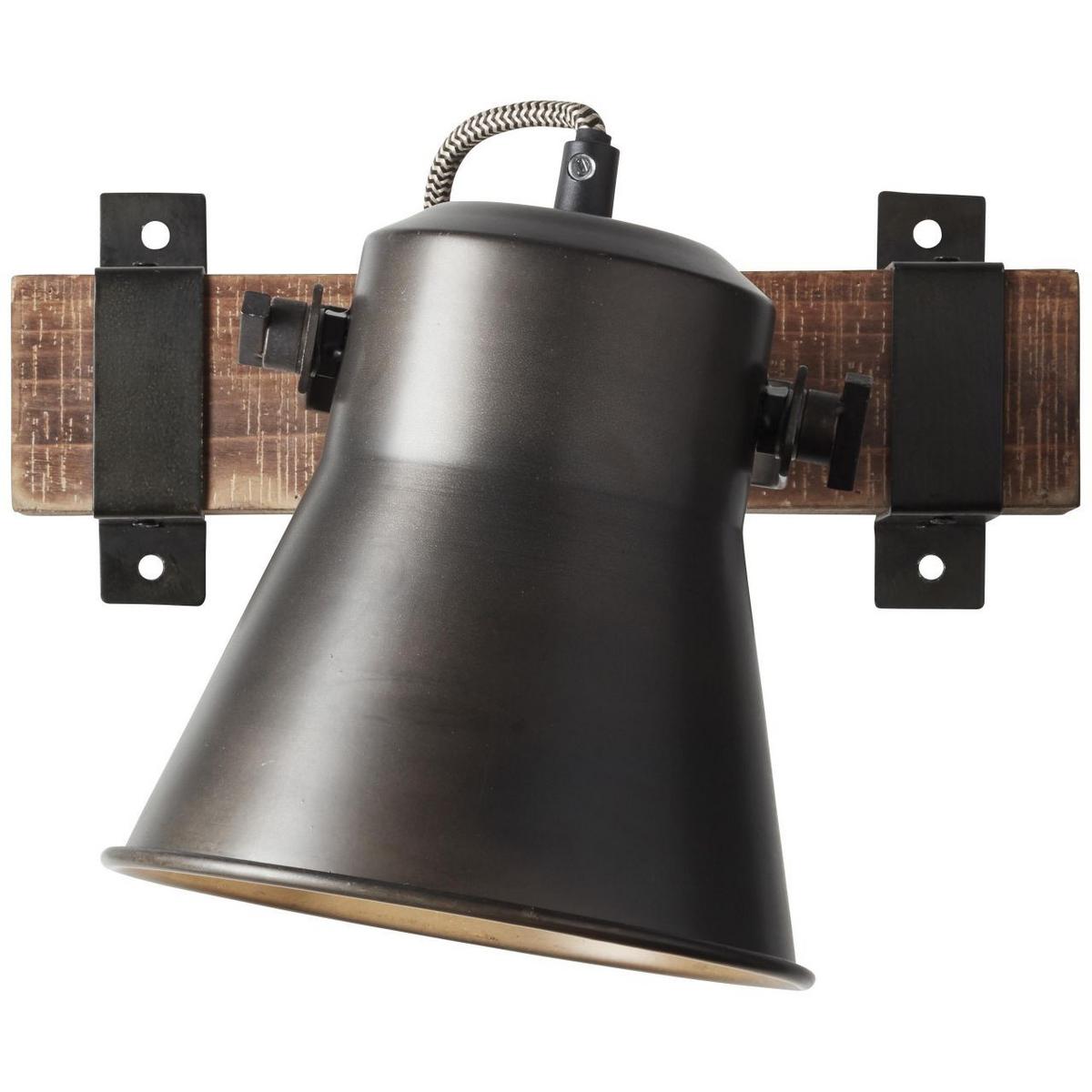 WANDSPOT Decca 85810/46 - Schwarz, Holz (24/17/25cm) - Brilliant
