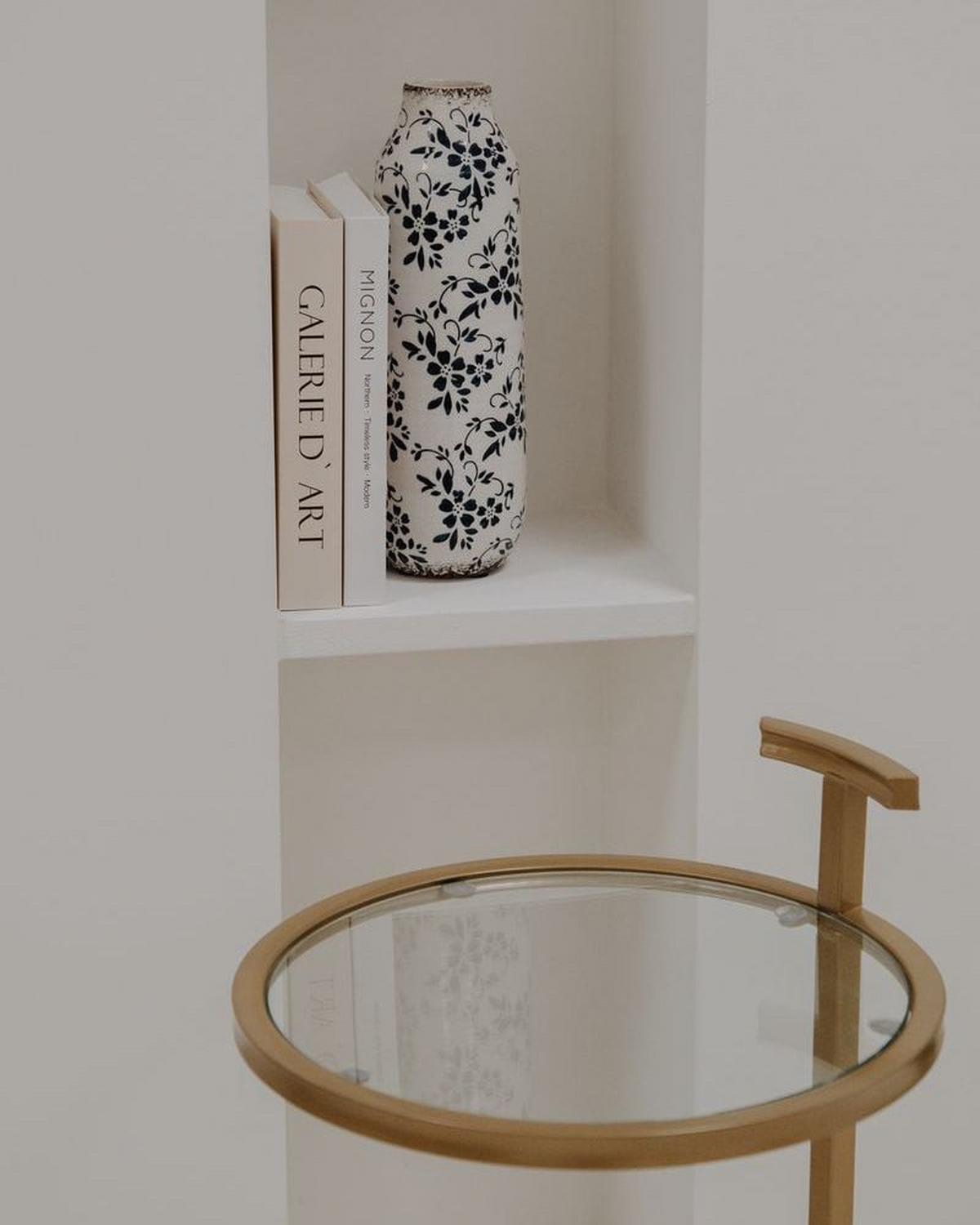 BLUMENVASE Steinzeug weiß Mulai - Weiß, Keramik (35cm) - Beliani