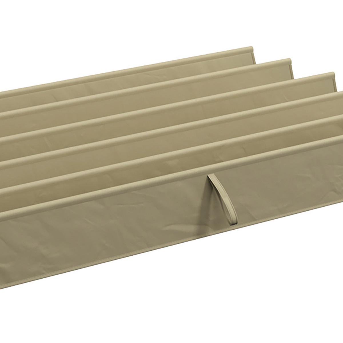 ERSATZDACH aus Polyester Braun - Braun, Textil (255/6/250cm) - Outsunny