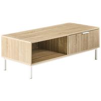 COUCHTISCH Hellbraun Royalla - Hellbraun, Holzwerkstoff (50/110/40cm) - Beliani