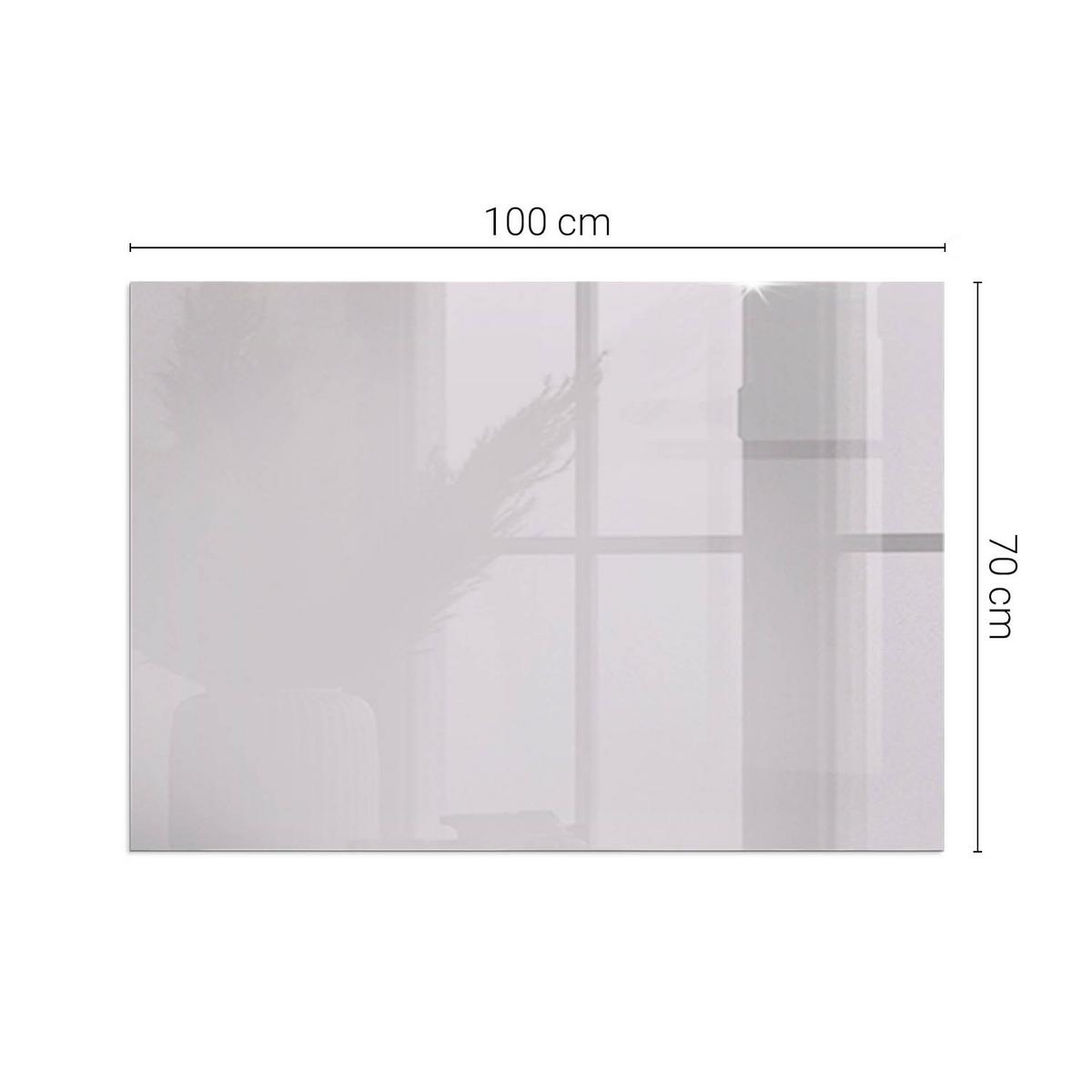 GLASPLATTE für Kamin 100x70 cm - Lila, Glas (100/70/0.4cm) - TULUP
