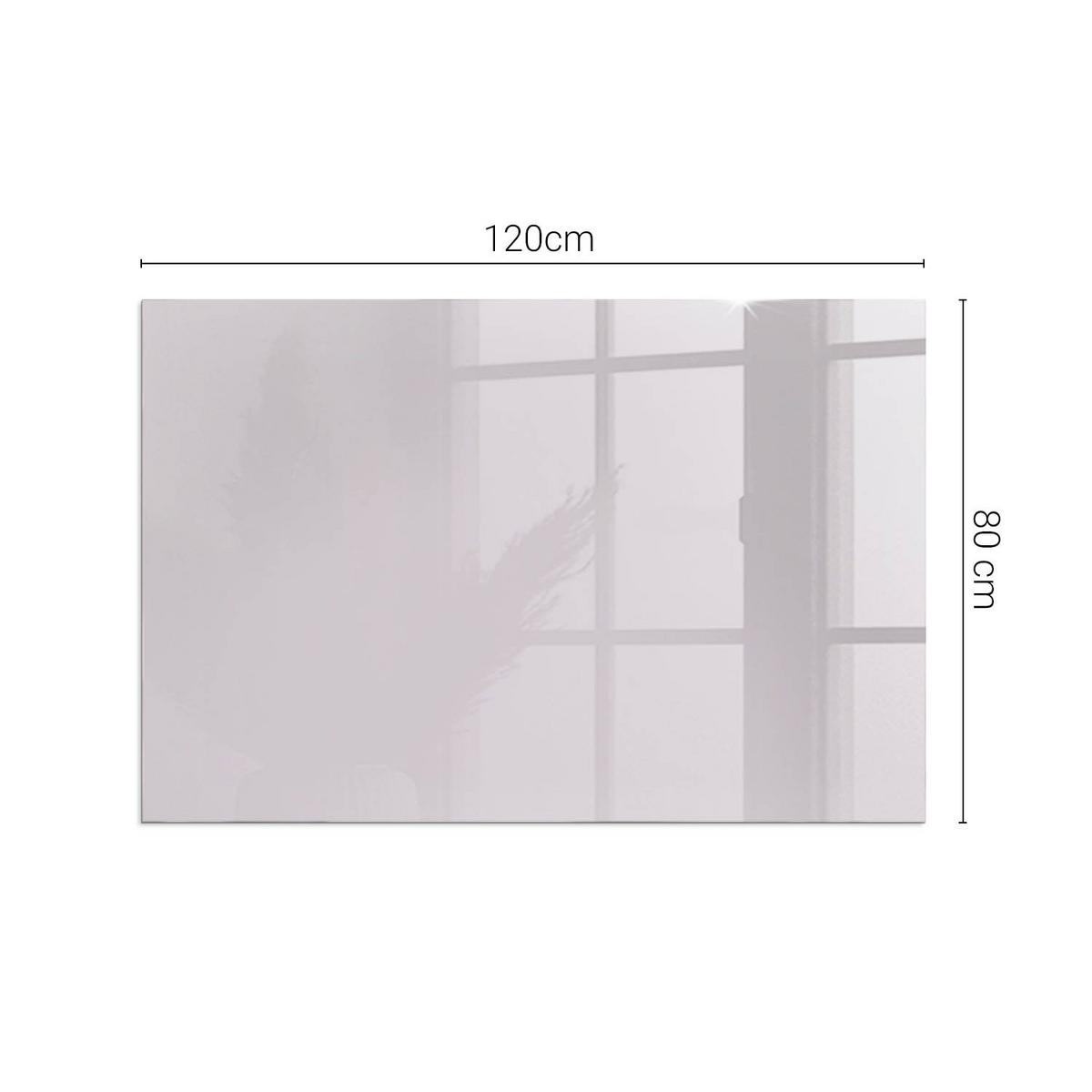 GLASPLATTE für Kamin 120x80 cm - Lila, Glas (120/80/0.4cm) - TULUP