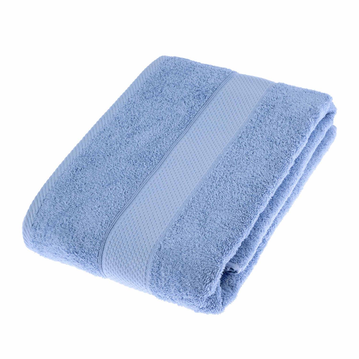 BADETUCH Essential hellblau 100/150 cm - Hellblau, Textil (100/150cm) - Homescapes