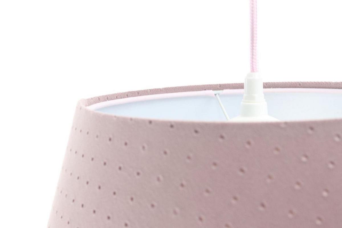 HÄNGELEUCHTE Rosa 40/26,5 cm - Pink, Kunststoff (40/0.4/26.5cm) - ONZENO