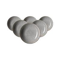 SUPPENTELLER Natura Grau ø 21 cm 6er Set - Grau, Keramik (21cm) - Ritzenhoff Breker