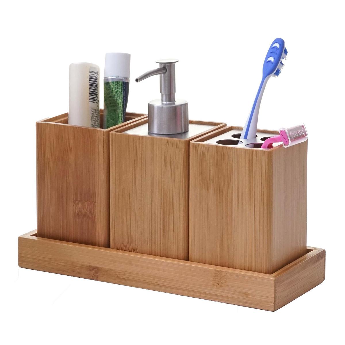 BADSET Braun - Braun, Holz (23/17/9cm) - MCW