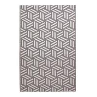 OUTDOORTEPPICH Luna, geometrisch gemustert 120/180 cm - Grau, Kunststoff (120/180cm) - Homescapes