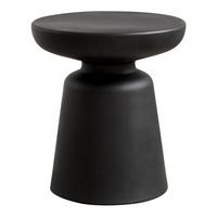 BEISTELLTISCH Posio - Schwarz, Kunststoff (40/40/44cm) - [en.casa]