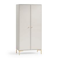 KLEIDERSCHRANK 2 Türen Sélène Kaschmir - Kaschmir, Holzwerkstoff (89/190/53cm) - Petits-meubles