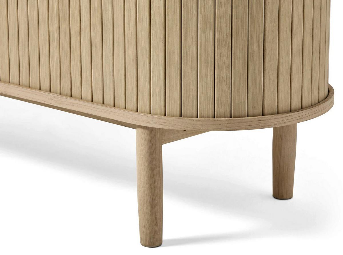 TV-LOWBOARD Meta 2-türig 180 cm - Hellbraun/Beige, Holz/Holzwerkstoff (180/55.6/40cm) - Selsey