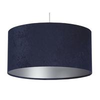 HÄNGELEUCHTE Blau 30/20 cm - Blau/Silberfarben, Kunststoff (30/0.45/20cm) - ONZENO