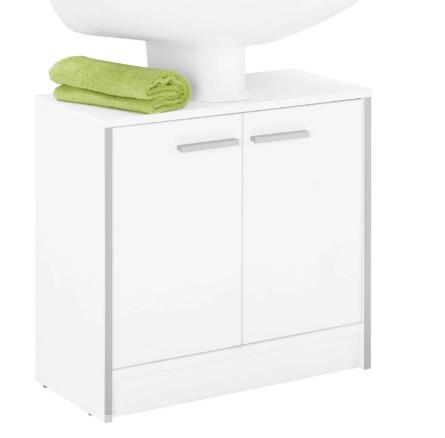 Waschbeckenunterschrank in Perlweiß