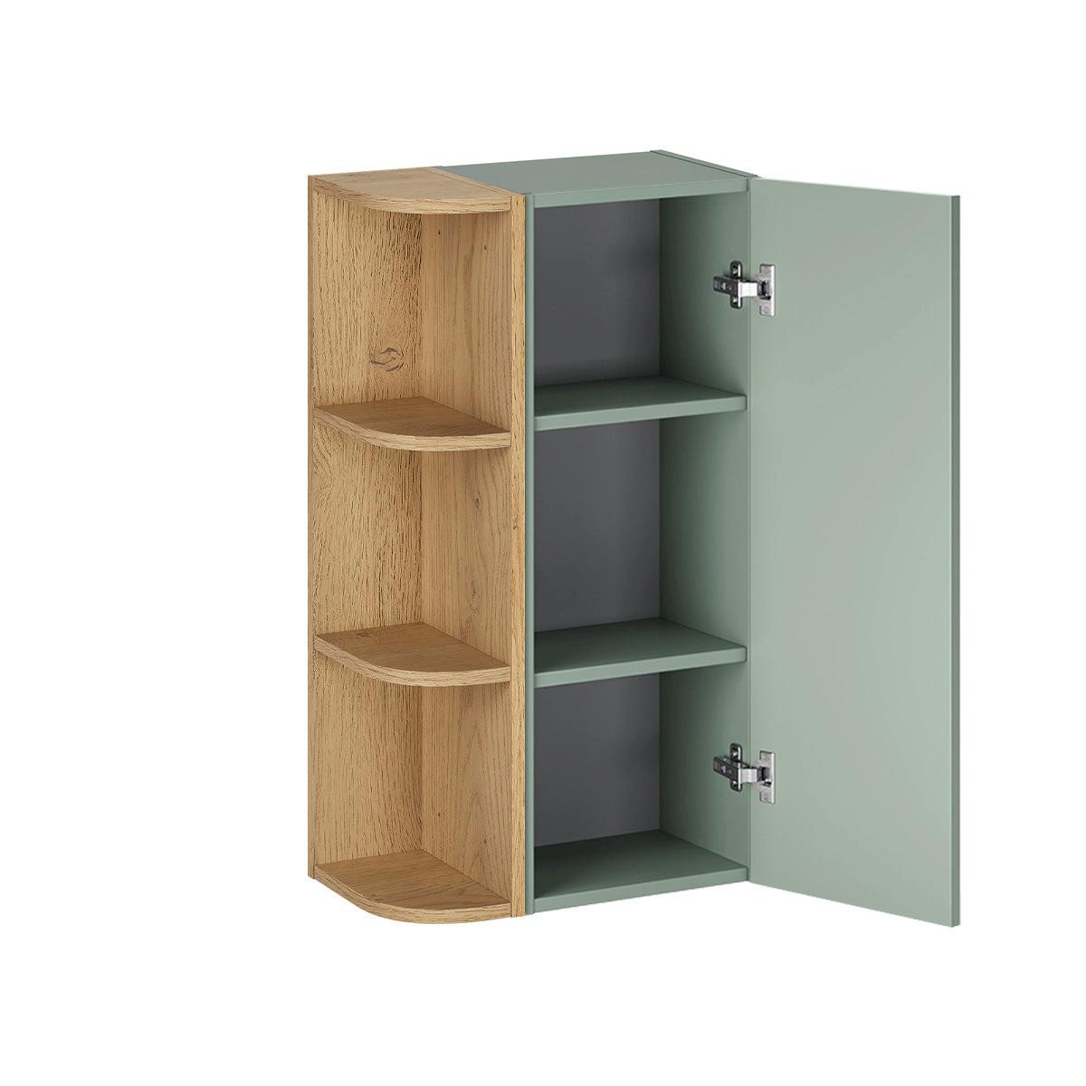 SCHRANKORIA Grün - Grün, Holzwerkstoff (45/80/26.6cm) - Petits-meubles