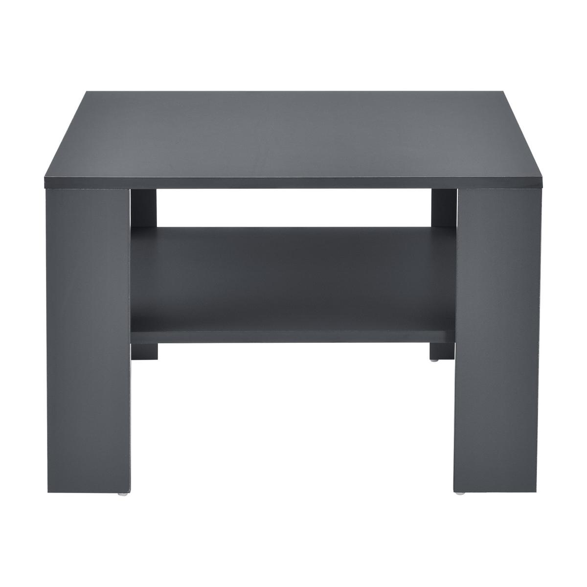 COUCHTISCH Aachen 60/60/40 - Grau, Holzwerkstoff (60/60/40cm) - [en.casa]