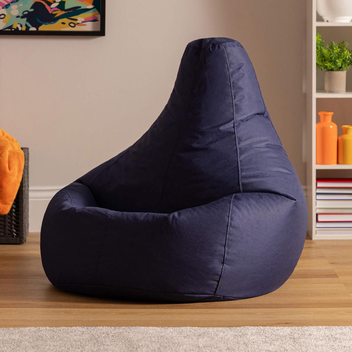 SITZSACK Gaming Stuhl für Indoor und Outdoor - Blau/Dunkelblau, Kunststoff (90/73/84cm) - icon