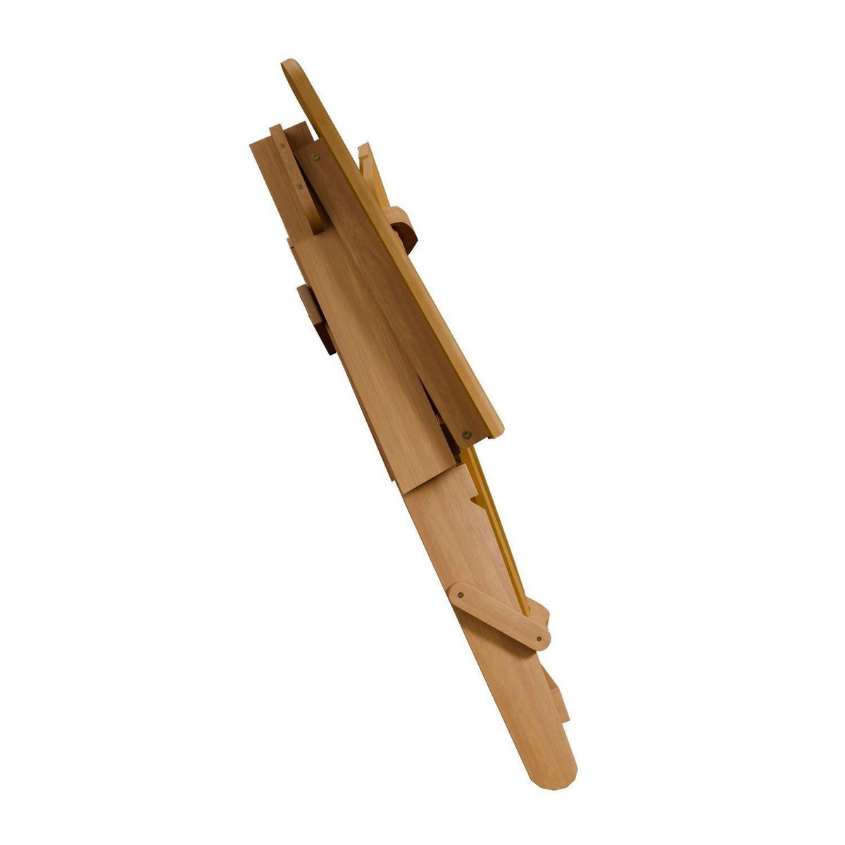 LIEGESTUHL Korfu Akazie klappbar 3er-Set - Naturfarben, Holz (69/94/85cm) - Juskys