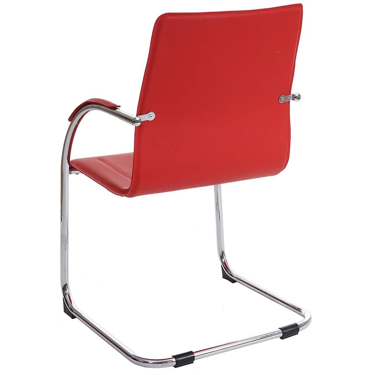 ESSZIMMERSTUHL Rot 6er-Set - Rot, Kunststoff (56/93/56cm) - MCW