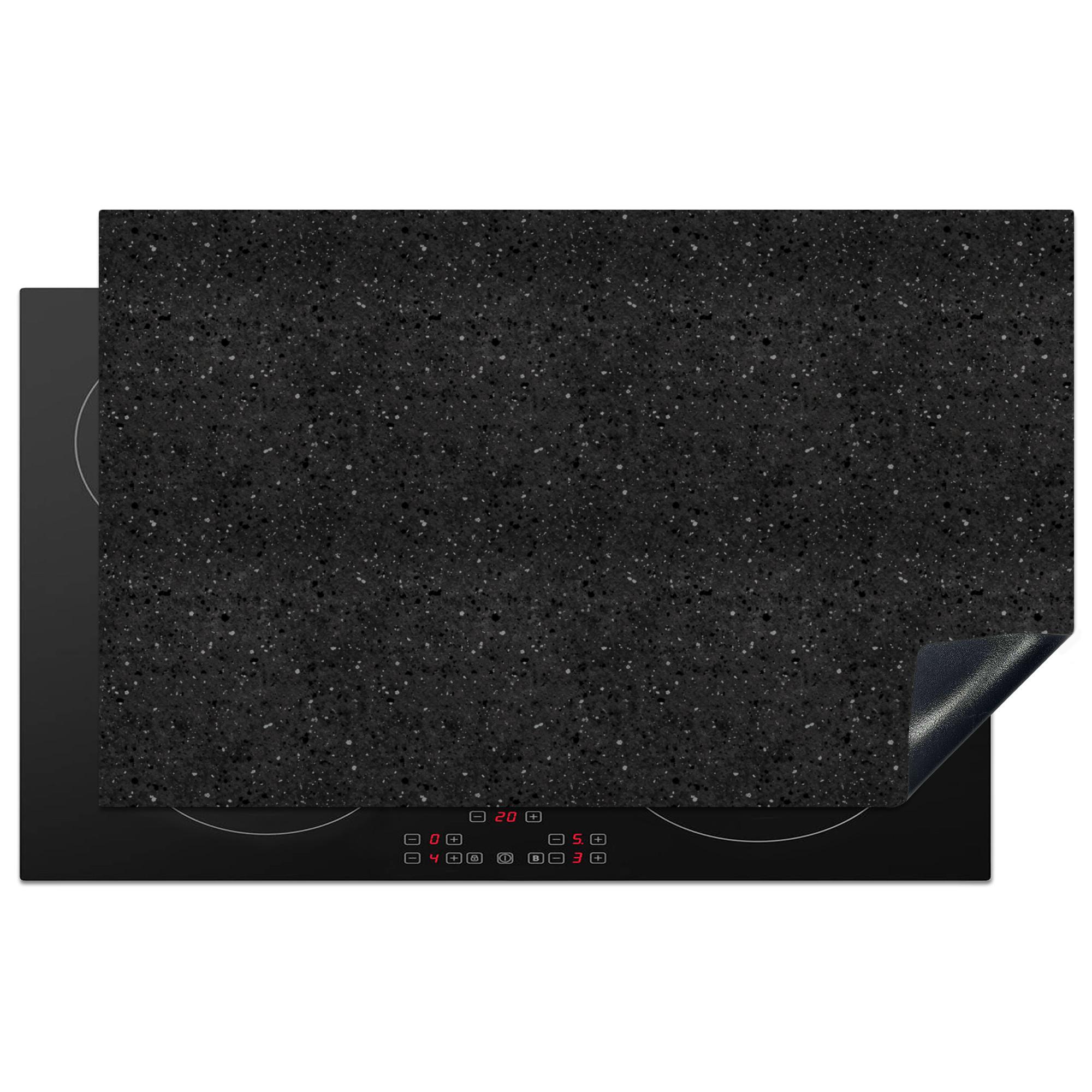 HERDABDECKPLATTE Granit - Schwarz - Grau Ceranfeldabdeckung 85x52 cm - Anthrazit, Kunststoff (85/52/0.2cm) - MuchoWow