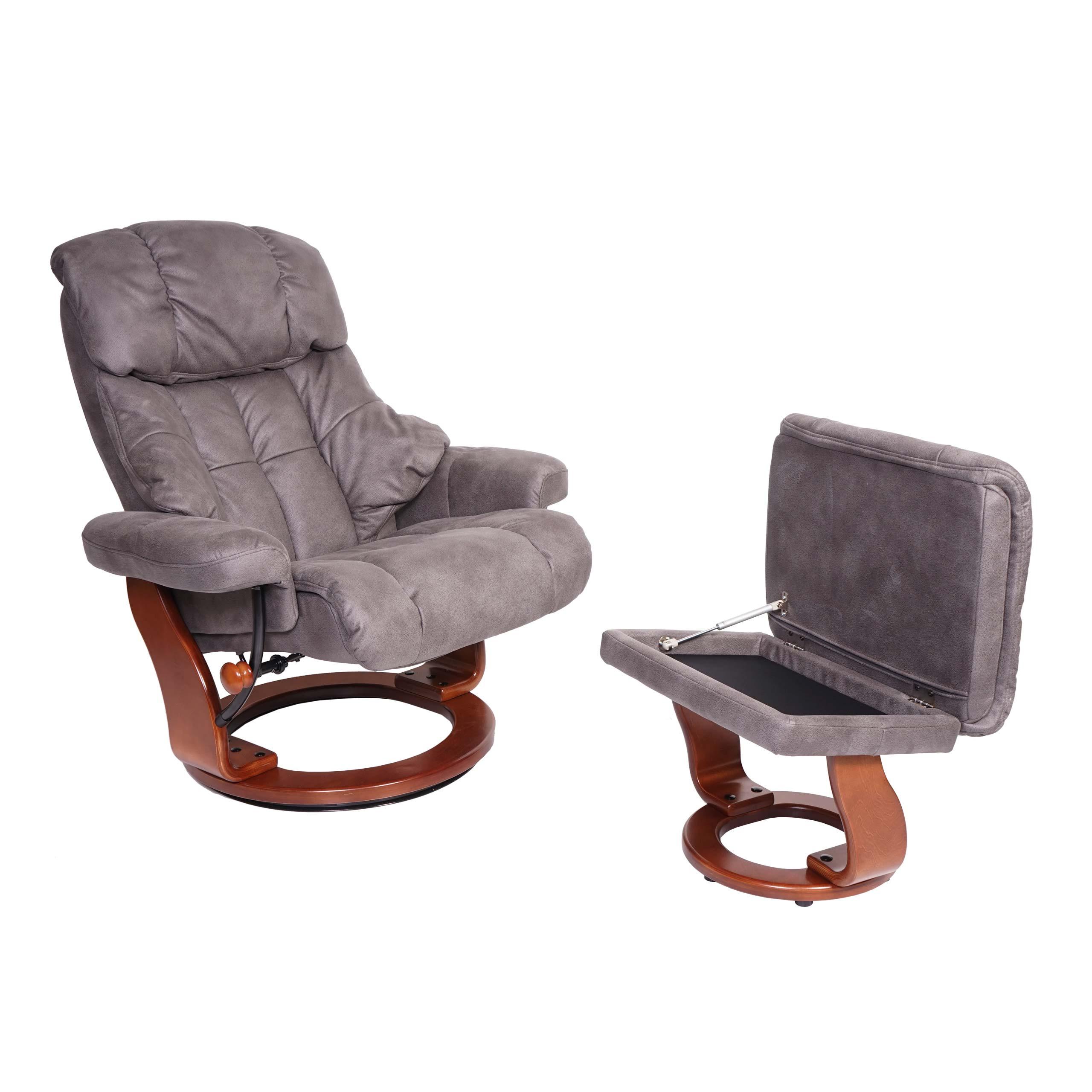 RELAXSESSEL XXL Anthrazit - Anthrazit, Textil (97/112/88cm) - MCA
