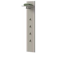 GARDEROBENPANEEL Kaschmir 31 x 160 cm, Flurgarderobe mit Kleiderstange - Kaschmir, Holzwerkstoff/Metall (31/160/27cm) - Inn.Furn